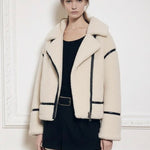 Velira Mathilda | Faux Shearling Zip-Up Jacket Mathilda | Dirbtinio avikailio užtrauktukas