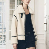 Velira Mathilda | Faux Shearling Zip-Up Jacket Mathilda | Dirbtinio avikailio užtrauktukas