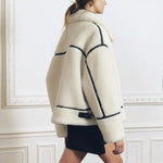 Velira Mathilda | Faux Shearling Zip-Up Jacket Mathilda | Dirbtinio avikailio užtrauktukas