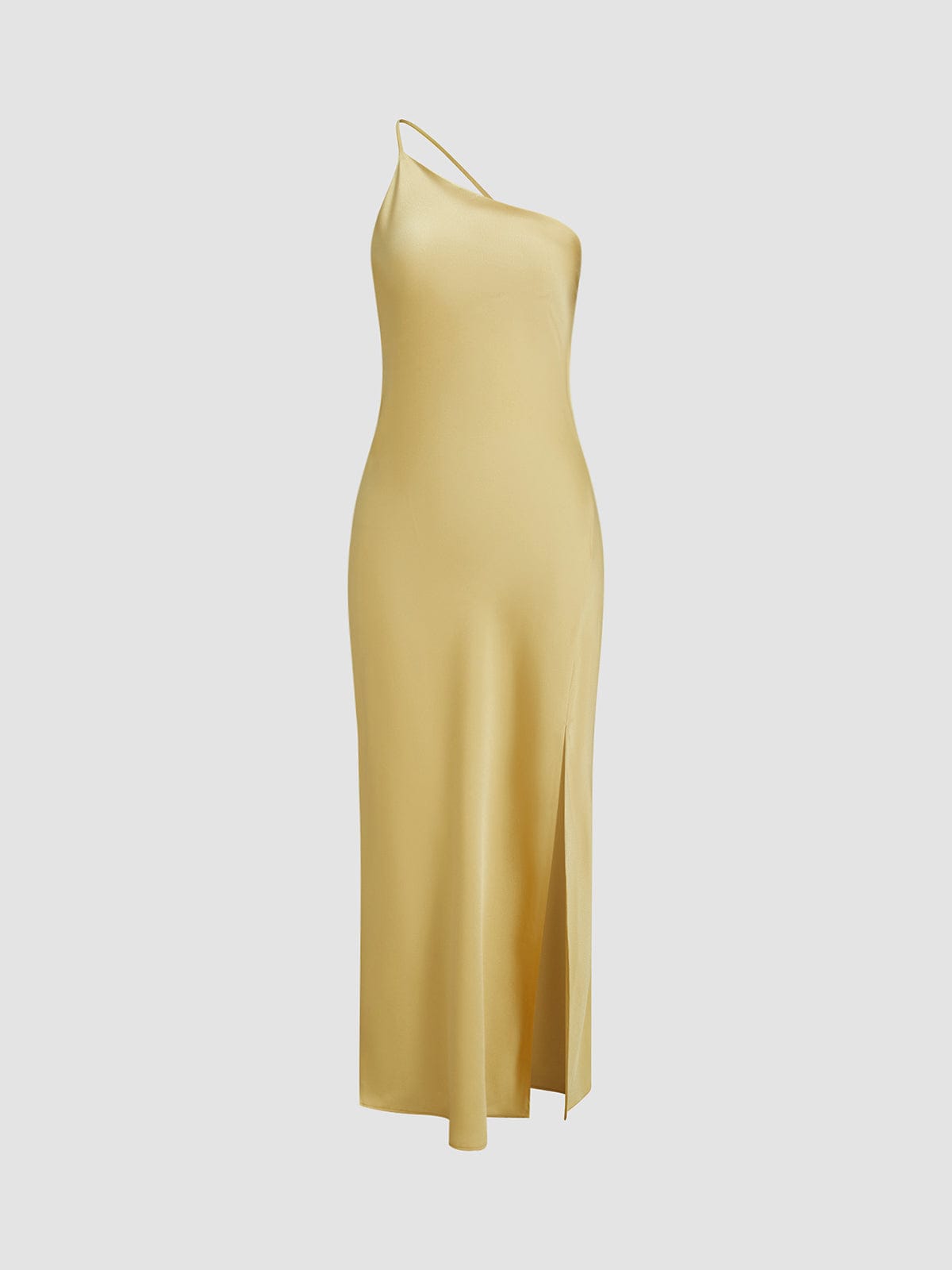 Velira Maxi Dress Atvira Nugaros Satino Maxi Suknelė