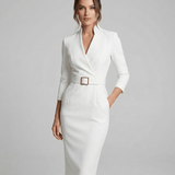 Velira Maxi Dress Balta / S Rudens Elegancijos Midi Suknelė