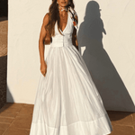 Velira Maxi Dress Balta / XS Balta Vasaros Suknelė