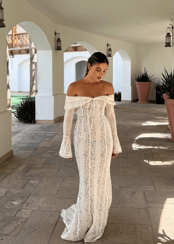Velira Maxi Dress Balta / XS Off Suknelė