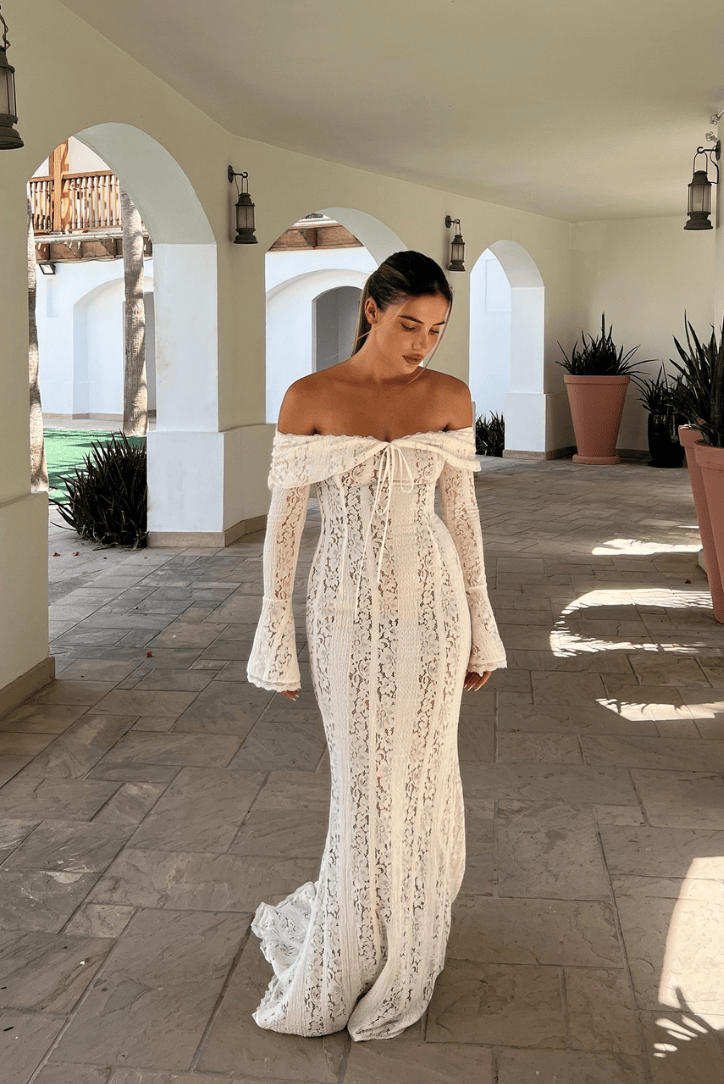 Velira Maxi Dress Balta / XS Off Suknelė