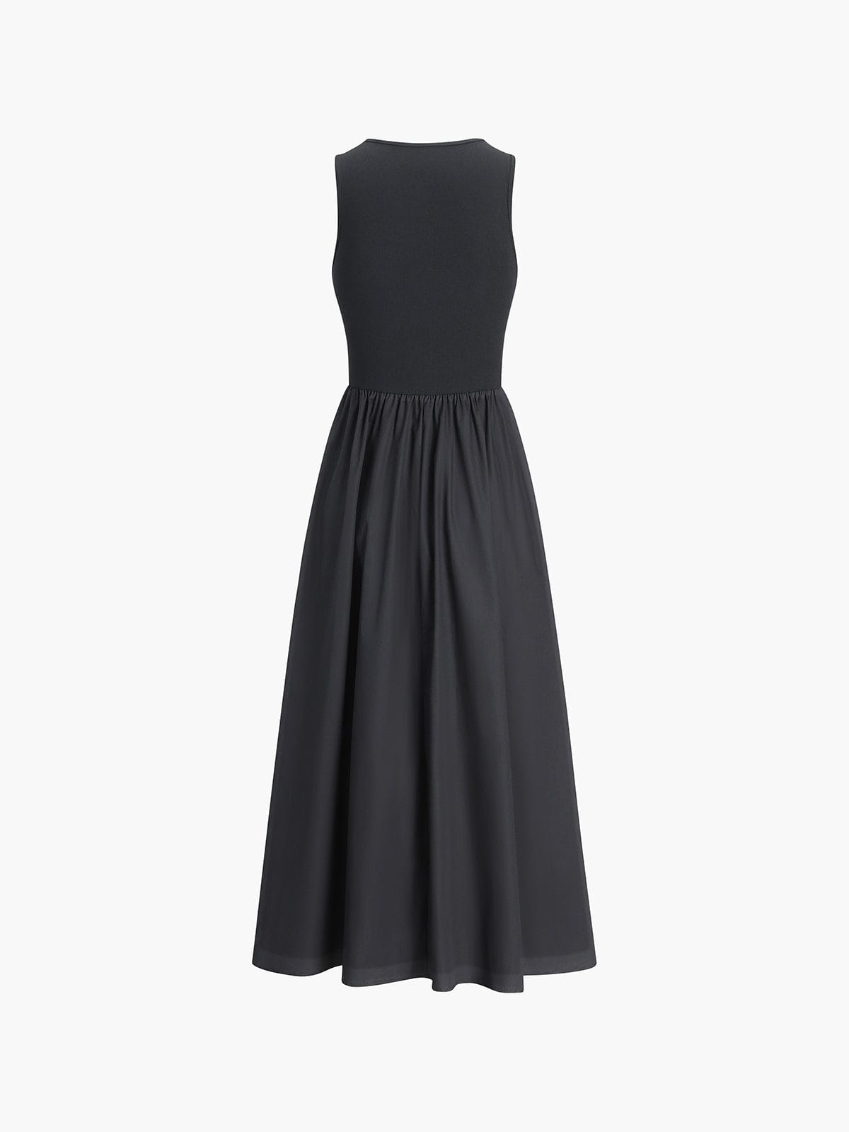 Velira Maxi Dress Be rankovių medvilnės mišinio maksi suknelė