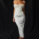 Velira Maxi Dress Bella Bešalčio Maxi Suknelė