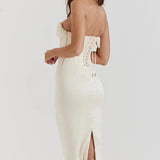 Velira Maxi Dress Bella Bešalčio Maxi Suknelė