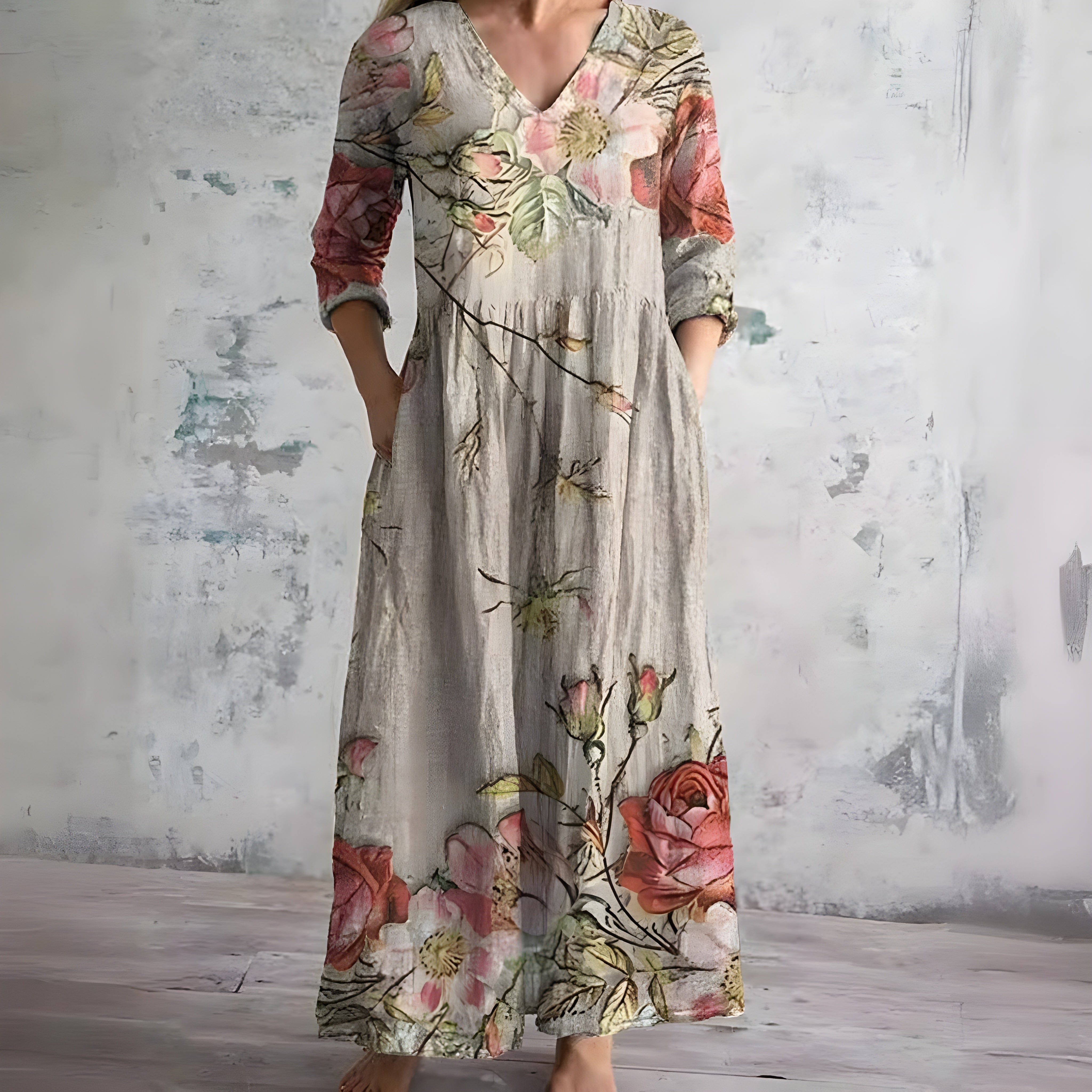 Velira Maxi Dress Bežinė / S Srauni V