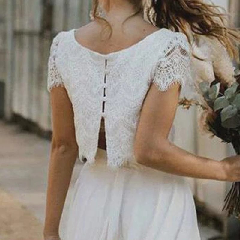 Velira Maxi Dress Bohemiška Nėrinių Suknelė