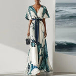 Velira Maxi Dress Bohemiškas Gėlių Maxi Suknelė