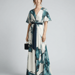 Velira Maxi Dress Bohemiškas Gėlių Maxi Suknelė