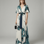 Velira Maxi Dress Bohemiškas Gėlių Maxi Suknelė