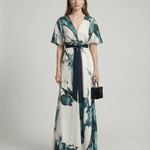 Velira Maxi Dress Bohemiškas Gėlių Maxi Suknelė