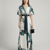 Velira Maxi Dress Bohemiškas Gėlių Maxi Suknelė