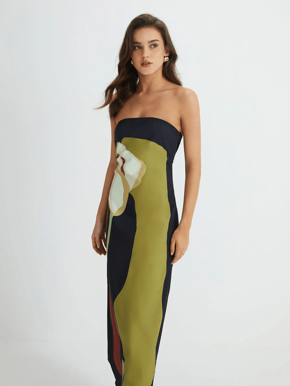Velira Maxi Dress Calla Be Rankovių Spausdintas Vasaros Šalies Maxi Suknelė