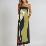 Velira Maxi Dress Calla Be Rankovių Spausdintas Vasaros Šalies Maxi Suknelė