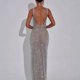 Velira Maxi Dress Celeste Vakarinė Suknelė