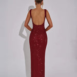 Velira Maxi Dress Celeste Vakarinė Suknelė