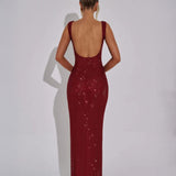 Velira Maxi Dress Celeste Vakarinė Suknelė