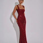 Velira Maxi Dress Celeste Vakarinė Suknelė