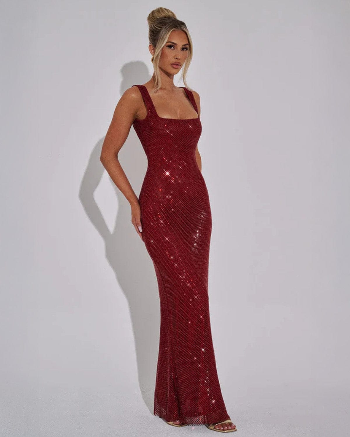Velira Maxi Dress Celeste Vakarinė Suknelė