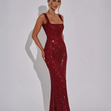 Velira Maxi Dress Celeste Vakarinė Suknelė