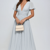 Velira Maxi Dress Dangaus mėlyna / S Boho stiliaus maksi vasaros suknelė