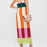 Velira Maxi Dress Daugiaspalvė1 / S Bengal Multi Paloma Vasaros Maxi Suknelė