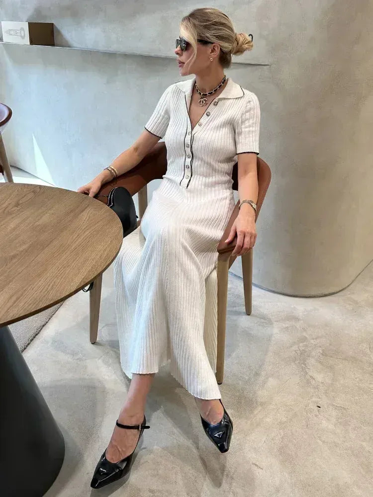 Velira Maxi Dress Diana Tricot Vasaros Megzta Suknelė