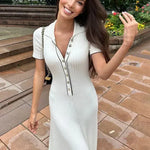 Velira Maxi Dress Diana Tricot Vasaros Megzta Suknelė