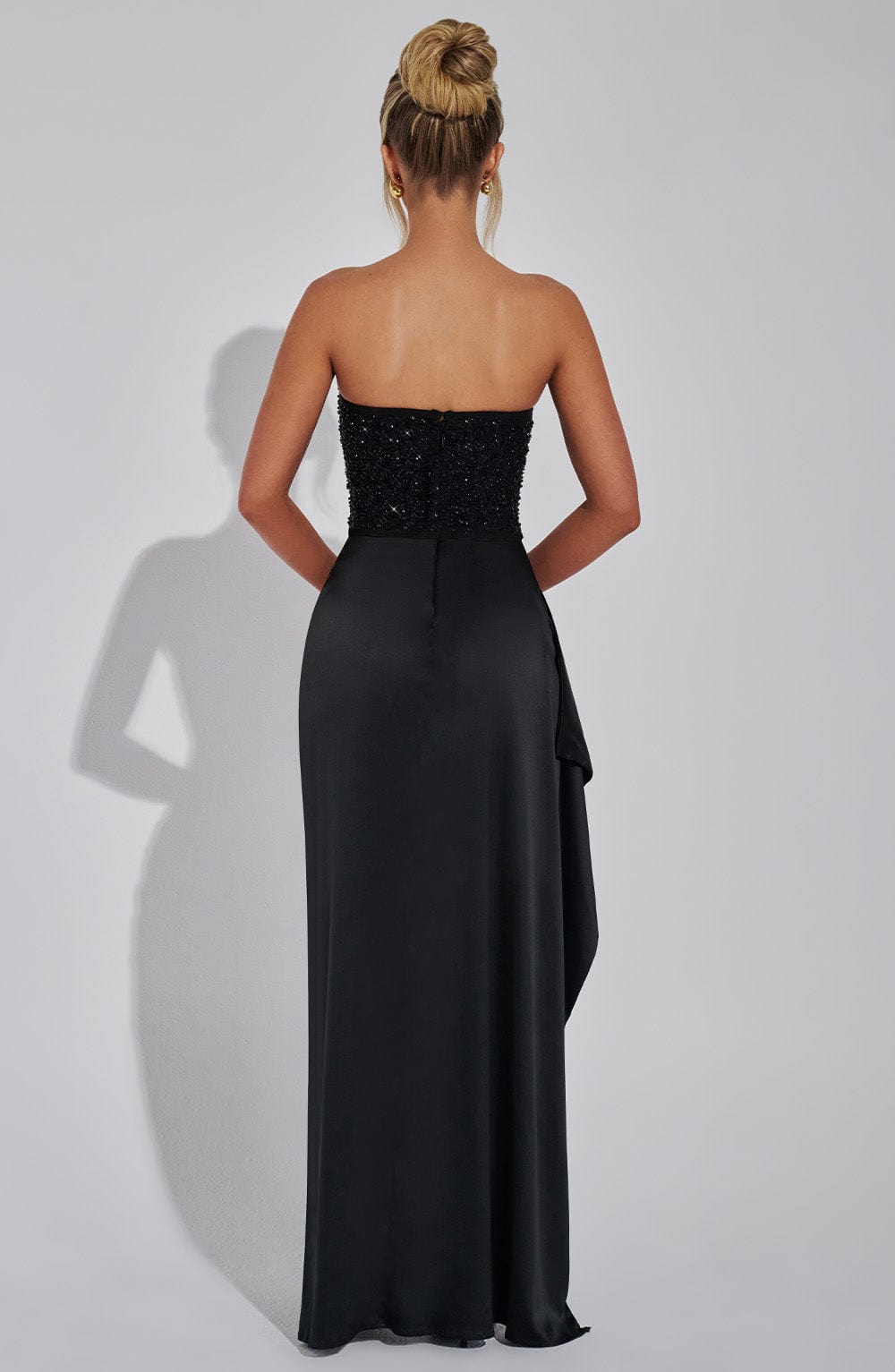 Velira Maxi Dress Emrielle Karoliukų Korsetas Vakarinė Suknelė Maxi
