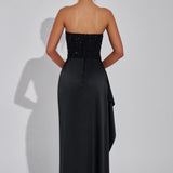 Velira Maxi Dress Emrielle Karoliukų Korsetas Vakarinė Suknelė Maxi
