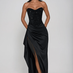 Velira Maxi Dress Emrielle Karoliukų Korsetas Vakarinė Suknelė Maxi