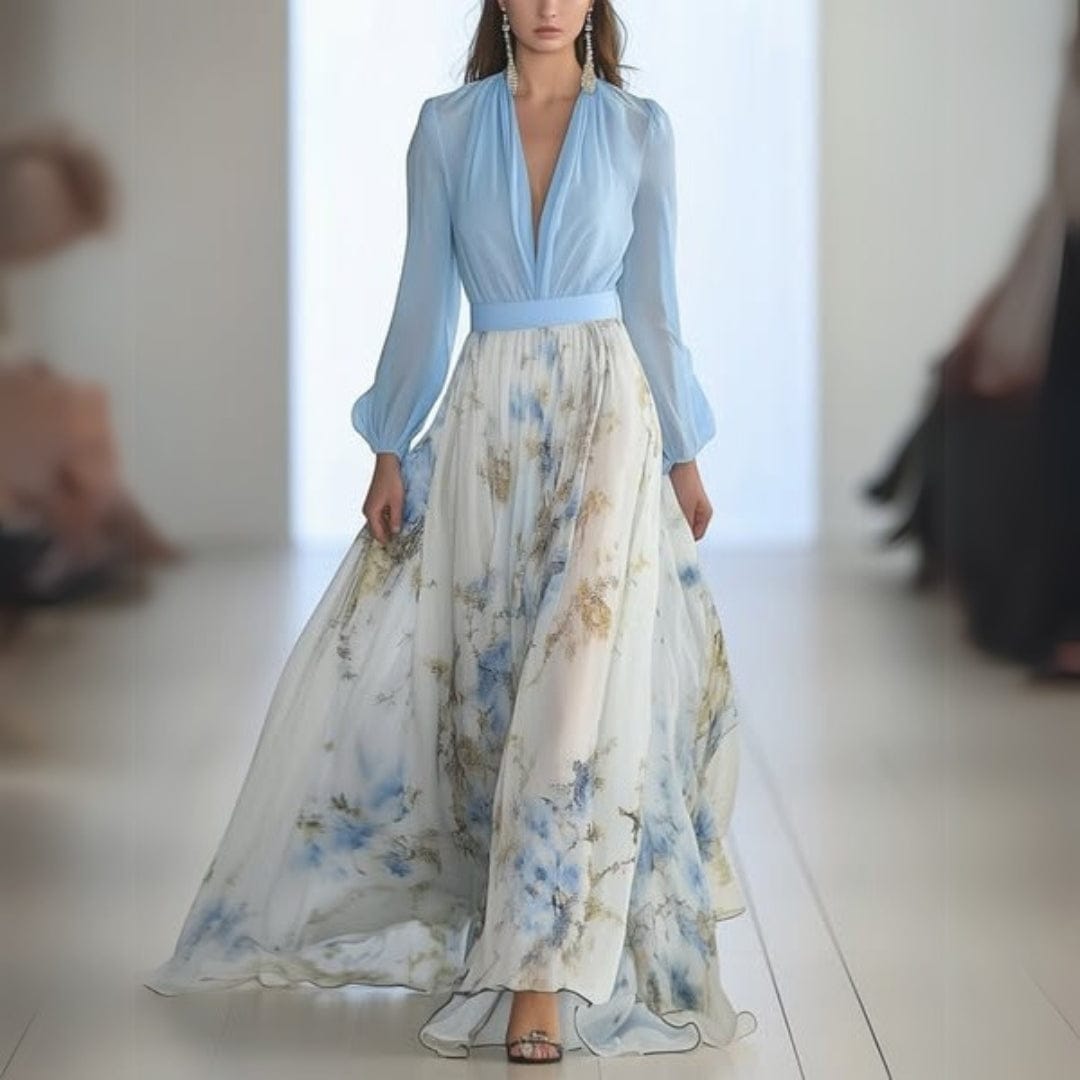 Velira Maxi Dress Gėlių / S Gėlių Vasaros Maxi Suknelė