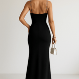 Velira Maxi Dress Gėlių Siuvinėta Vasaros Nakties Maxi Suknelė