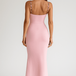 Velira Maxi Dress Gėlių Siuvinėta Vasaros Nakties Maxi Suknelė