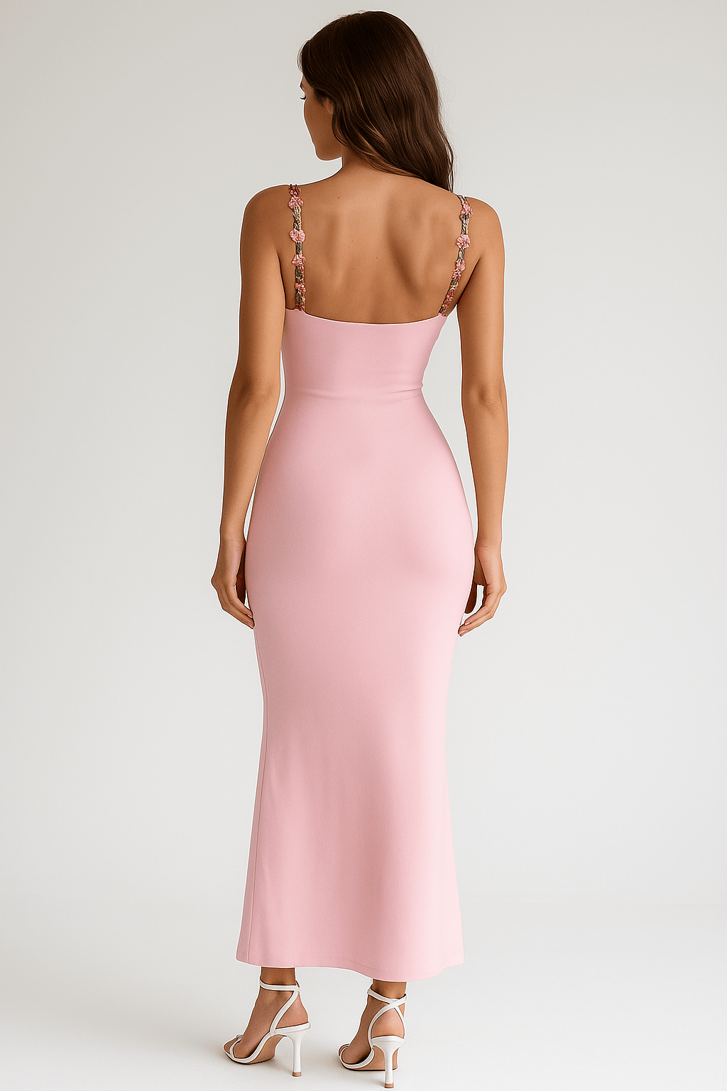 Velira Maxi Dress Gėlių Siuvinėta Vasaros Nakties Maxi Suknelė