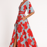 Velira Maxi Dress Gėlių V