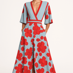Velira Maxi Dress Gėlių V