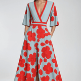 Velira Maxi Dress Gėlių V