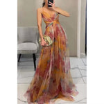 Velira Maxi Dress Gėlių vakarinė maksi suknelė