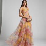 Velira Maxi Dress Gėlių vakarinė maksi suknelė