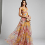 Velira Maxi Dress Gėlių vakarinė maksi suknelė