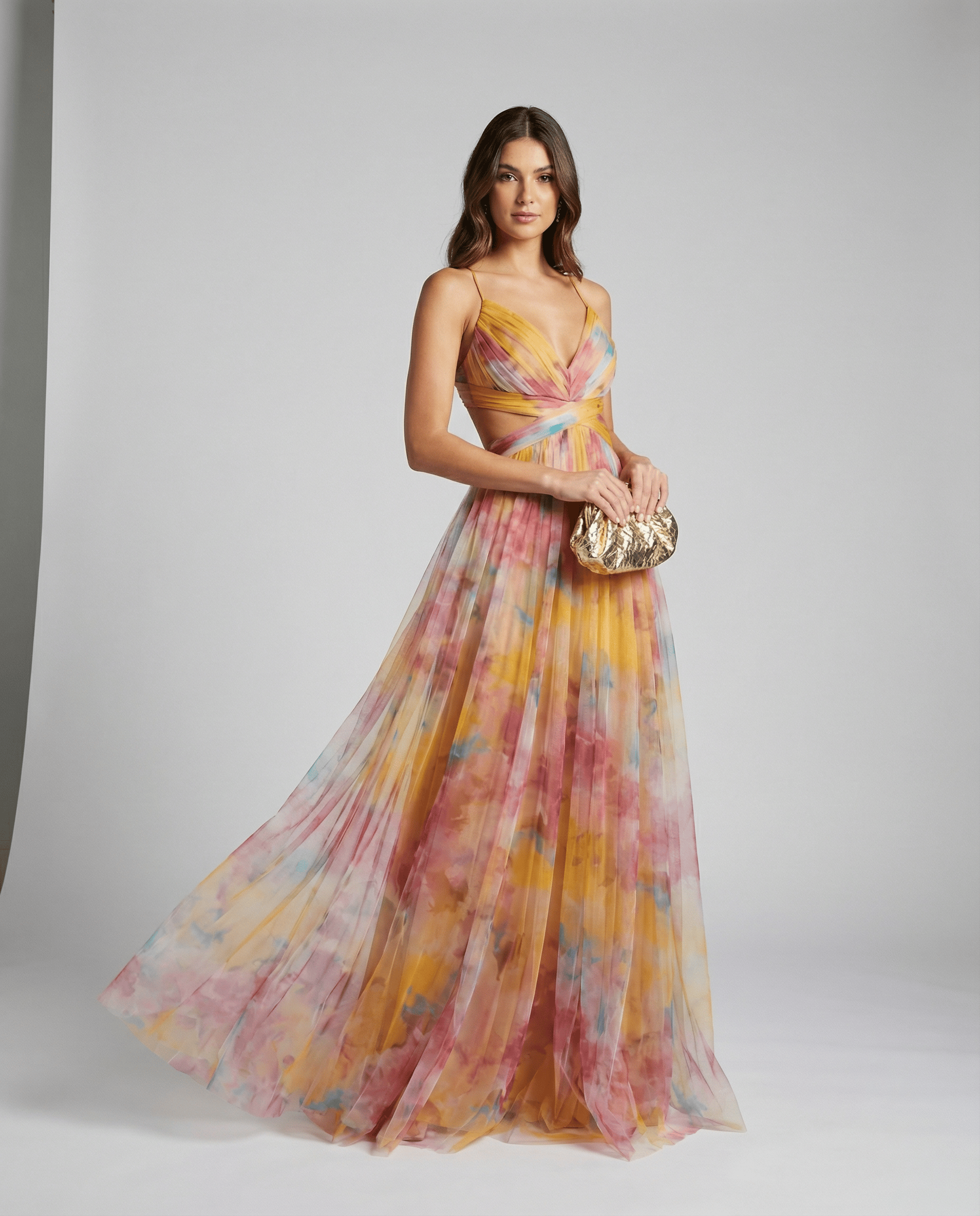 Velira Maxi Dress Gėlių vakarinė maksi suknelė