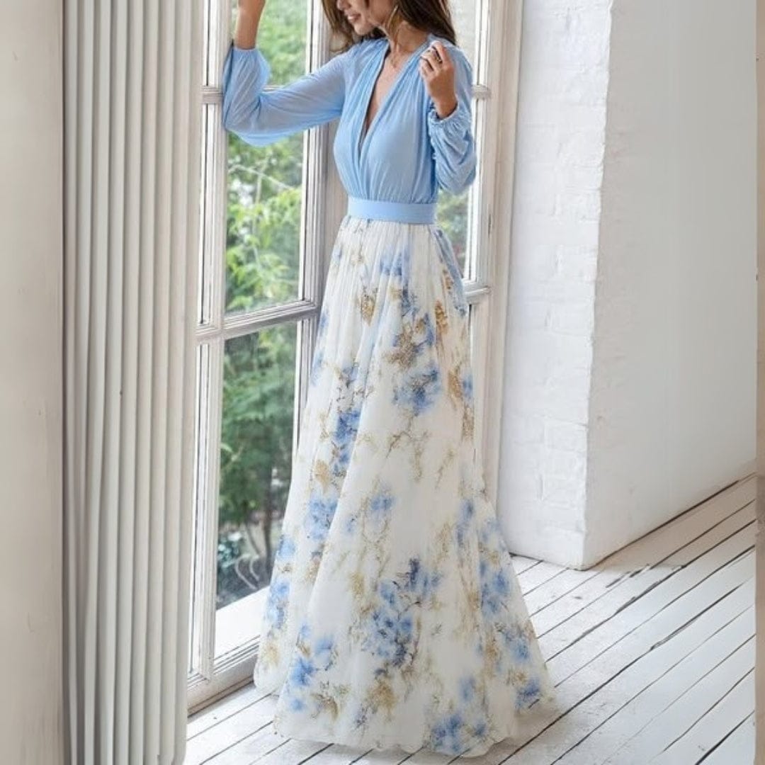 Velira Maxi Dress Gėlių Vasaros Maxi Suknelė