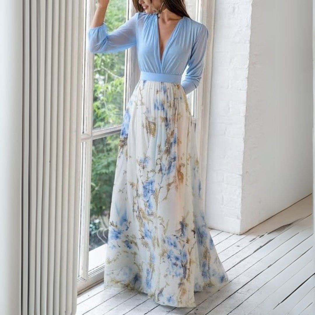 Velira Maxi Dress Gėlių Vasaros Maxi Suknelė