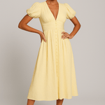 Velira Maxi Dress Geltona / S Boho stiliaus maksi vasaros suknelė
