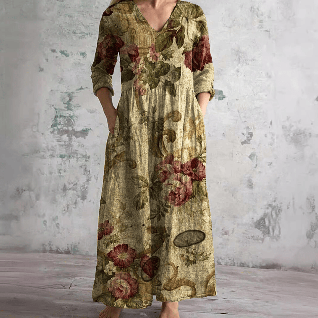 Velira Maxi Dress Geltona / S Srauni V