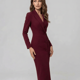 Velira Maxi Dress Juodas Švarkas Suknelė