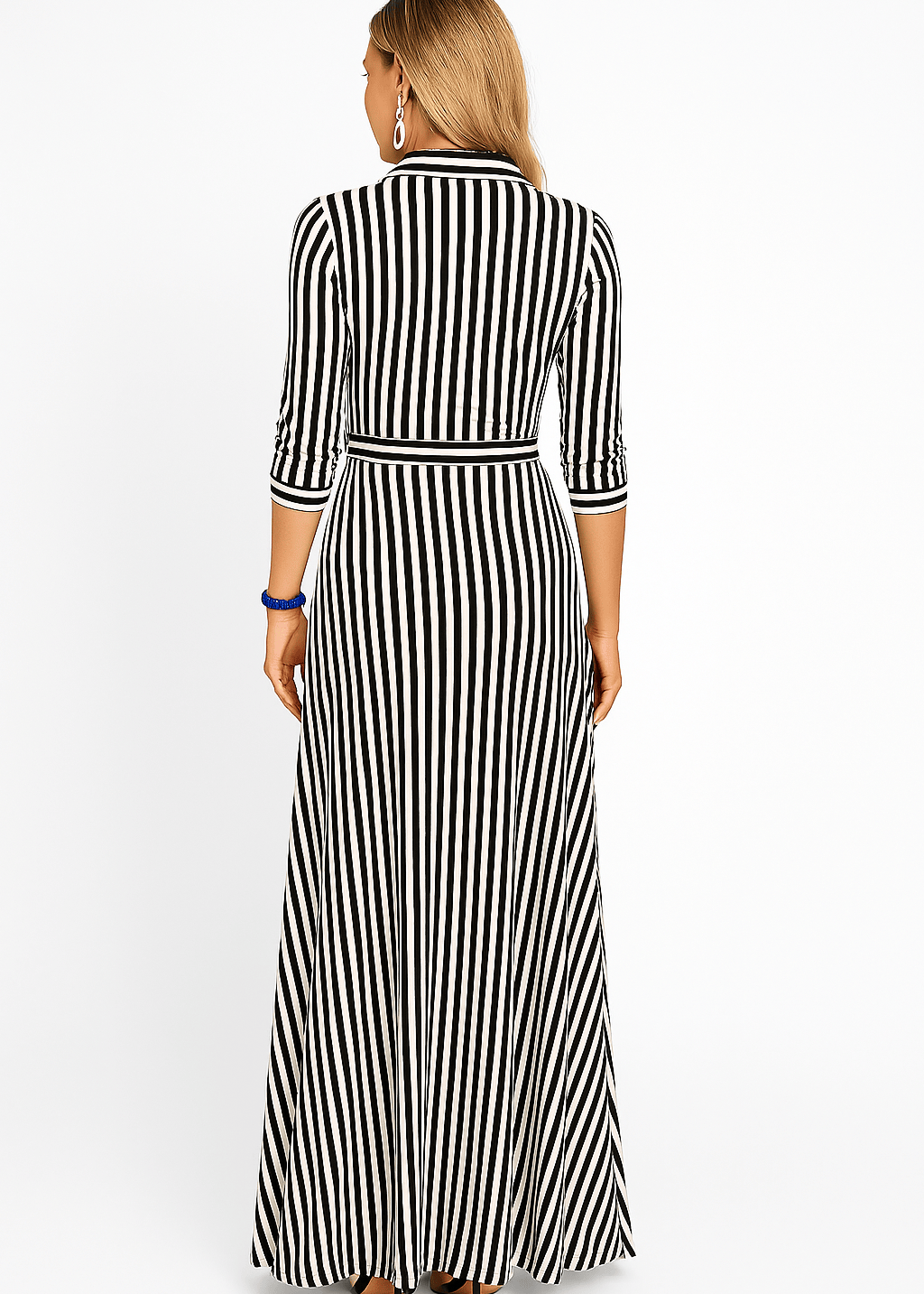 Velira Maxi Dress Kasdienė bliuska darbinei maksi suknelė
